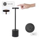 Ver imagem 3 de Luminária de Mesa Led sem Fio Recarregável Metal Cozy – Design Moderno e Controle Touch