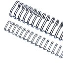 Ver imagem 1 de Wire-o Garra Duplo Anel 1/2" para 100 Fls A4 3x1 Preto 100 Und