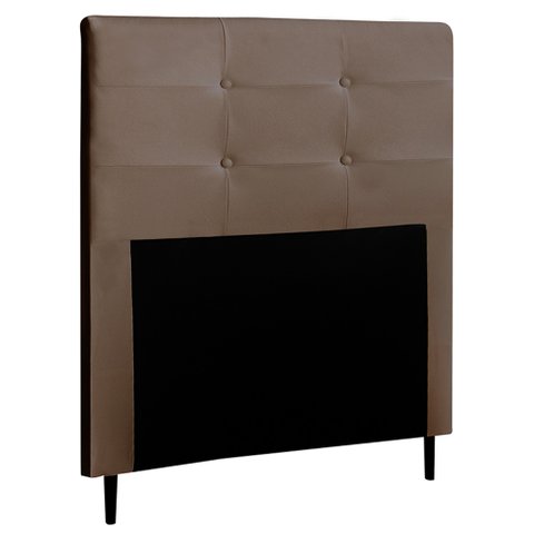 Cabeceira Cama Box Solteiro Luna 90cm Corano Marrom - Abmaza