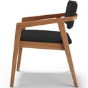 Ver imagem 5 de Kit 06 Cadeiras para Sala de Jantar Estar Living Giorgia B04 Suede Preto