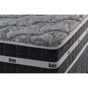Ver imagem 2 de Cama Box Casal: Colchão Molas Ensacadas Black Graphite + Base Crc Suede Gray (138x188)