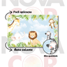 Papel de Parede Infantil Animais Safari 1m² - 2