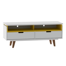 Rack para TV até 40 Polegadas 2 Gavetas Lévis Retrô Olivar - 5