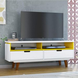 Rack para TV até 40 Polegadas 2 Gavetas Lévis Retrô Olivar