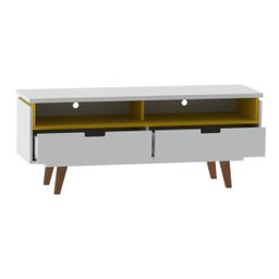 Rack para TV até 40 Polegadas 2 Gavetas Lévis Retrô Olivar - 4