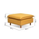 Ver imagem 4 de Puff Modular com Pé Madeira Sôma CabeCasa MadeiraOriginals