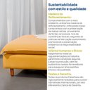 Ver mais imagens de Puff Modular com Pé Madeira Sôma CabeCasa MadeiraOriginals