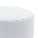 Ver imagem 3 de Puff Banco Nina em Tecido Suede - Branco - Cor: Branco