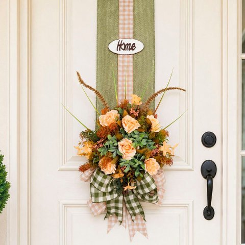 Escapulário Enfeite Decoração Porta Home Flores Casa de 2,5m