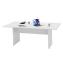 Ver imagem 3 de Mesa de Reunião para Escritório 2mx1m Tampo 30mm - Branco