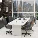 Ver imagem 1 de Mesa de Reunião para Escritório 2mx1m Tampo 30mm - Branco