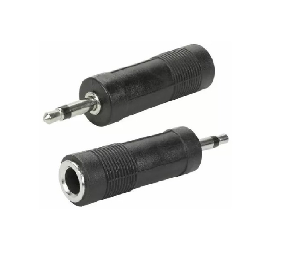 Kit 5 Adaptadores P2 Mono X Jack J10 Mono - Conectores