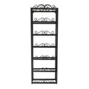 Ver imagem 4 de Adega Vertical de Parede Espaço para 6 Garrafas com Suporte Seguro Libertas Rosas Artesanato