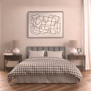 Ver imagem 4 de Kit 5 Cabeceiras de Cama Solteiro Estofada Modulada 1,00mx45cm
