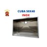 Cuba Pia de Inox Quadrada para Louça Cozinha - Gourmet 50x40cm - 6
