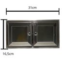 Ver imagem 6 de Saboneteira E Papeleira De Parede Banheiro Inox Com Tampa