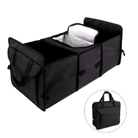 Organizador Porta-malas 3 Divisórias Térmica Viagem Compras