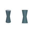 Ver imagem 1 de Conjunto com 2 Banquetas Dub Azul/Lazuli