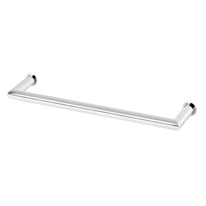 Porta Toalha Toalheiro de Rosto de Banheiro 35cm em Aço Inox Polido Brilhante Linha Tessália Stainle