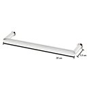 Ver imagem 6 de Porta Toalha Toalheiro de Rosto de Banheiro 35cm em Aço Inox Polido Brilhante Linha Tessália Stainle