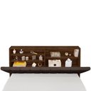 Ver imagem 6 de Cabeceira Box Isabella Queen Estofada MDF-MDP Captonê Marrom Framar