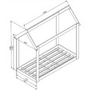 Ver imagem 4 de Cama Infantil Montessoriana Casinha Branco 83,5cm MC7005 - Art In Móveis