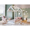 Ver imagem 2 de Mini Cama Infantil Montessoriano 83,5cm Estilo Casinha Branco Mc7005 Art In Móveis