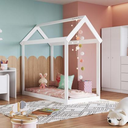 Ver imagem 2 de Cama Infantil Montessoriana Casinha Branco 83,5cm MC7005 - Art In Móveis
