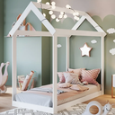Ver imagem 1 de Cama Infantil Montessoriana Casinha Branco 83,5cm MC7005 - Art In Móveis
