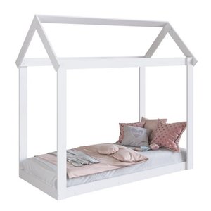 Mini Cama Infantil Montessoriano 83,5cm Estilo Casinha Branco Mc7005 Art In Móveis