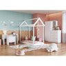 Mini Cama Infantil Montessoriano 83,5cm Estilo Casinha Branco Mc7005 Art In Móveis - 3