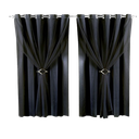 Ver imagem 1 de Cortina oxford com voil 10,00x2,50 Para Trilho Duplo:Preto