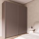 Ver imagem 1 de Guarda Roupa Modulado 100% MDF 2 Portas de Correr Orion CabeCasa MadeiraOriginals Marrom
