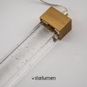 Ver imagem 4 de Pendente Rectangle Barra Cristal Led Multicor Moderno Cabeceira Lus-11 St3136