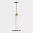 Ver imagem 3 de Pendente Rectangle Barra Cristal Led Multicor Moderno Cabeceira Lus-11 St3136