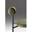 Ver imagem 4 de Cadeira Roll Estofado Courissimo Caramelo Base Aço Carbono Preto - Casa Maju