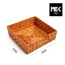 Ver imagem 7 de Porta-guardanapo de Papel Porta Treco Rattan Casa 18x18cm Mek