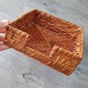 Ver imagem 3 de Porta-guardanapo de Papel Porta Treco Rattan Casa 18x18cm Mek