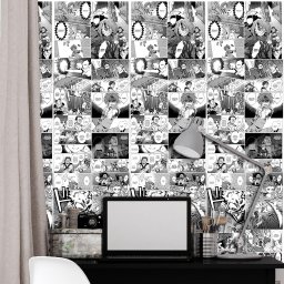 Papel de Parede Adesivo Anime Mushoku Tensei Mangá Autocolante 1mx50cm - 4