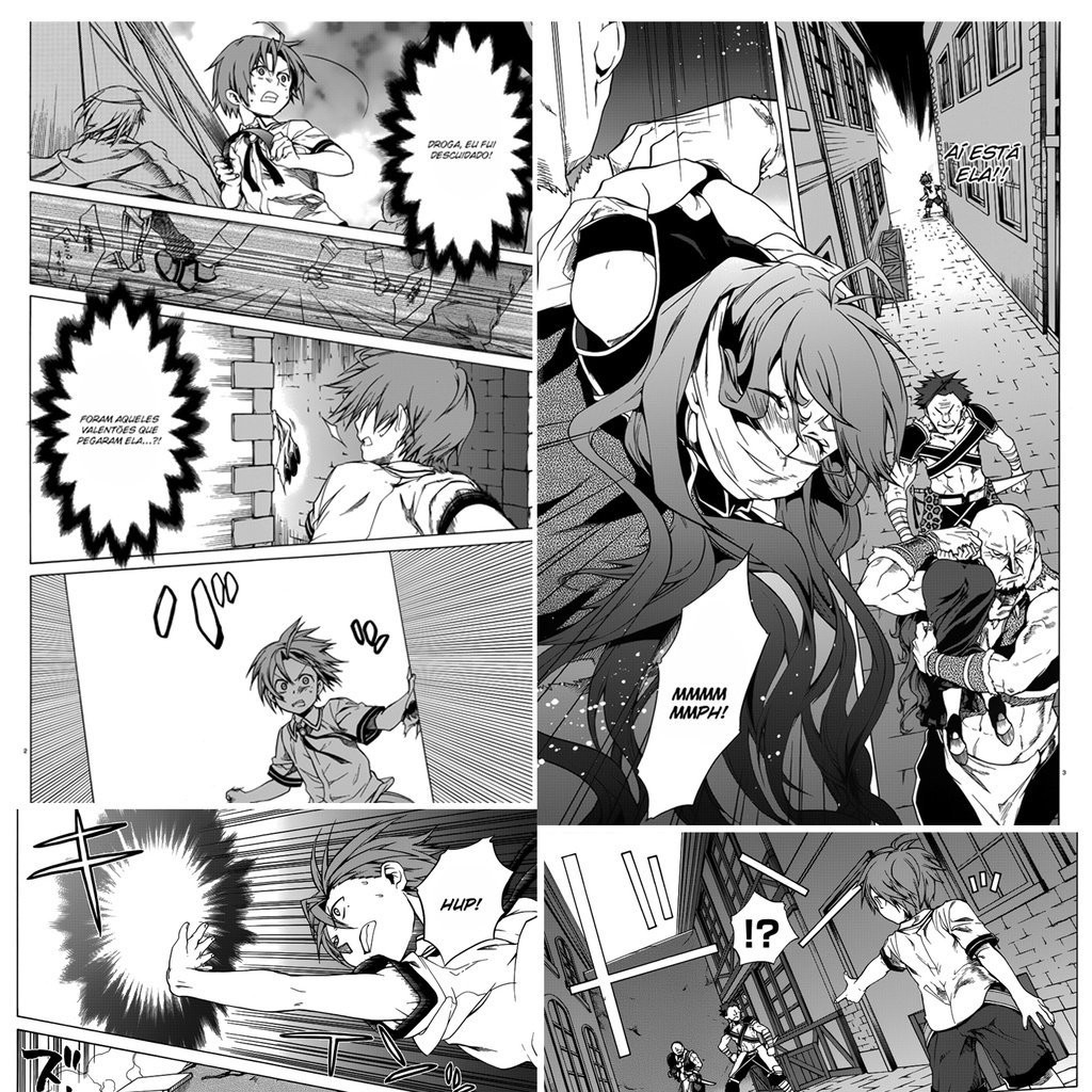 Papel de Parede Adesivo Anime Mushoku Tensei Mangá Autocolante 1mx50cm