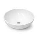 Ver imagem 1 de Cuba Pia para Banheiro em Plastico Lavabo Sobrepor Redonda ou Retangular.:branco Redonda