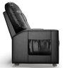 Poltrona Reclinável para Cinema 2 Lugares Praddo Fh9 Pu Preto Brilho - Mpozenato - 6