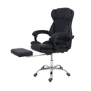 Ver imagem 1 de Cadeira de Escritório Diana com Pillow Top Cor Preta com Apoio de Pé