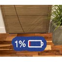 Ver imagem 7 de Tapete Capacho Bateria Acabando 1% no Formato Decorativo.:prata