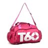 Bolsa Academia Fitness Mala de Viagem Mochila Transversal Treino Rosa - 2