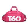 Bolsa Academia Fitness Mala de Viagem Mochila Transversal Treino Rosa - 1