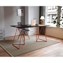 Ver imagem 4 de Escrivaninha Mesa Bela Vista Cobre e Tampo Preto