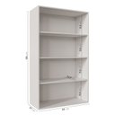 Ver imagem 2 de Armário Alto Aéreo 2 Portas 135cm Arizona CabeCasa MadeiraOriginals Branco/Cinza