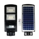 Ver imagem 1 de Luminária Pública 100w Led Solar Poste Sensor e Fotocelula Branco Frio Ip66