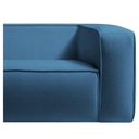 Ver imagem 5 de Sofá 2 Lugares 160cm Orgânico Luxo Recepção Cecília Linho Adj Decor Azul Royal